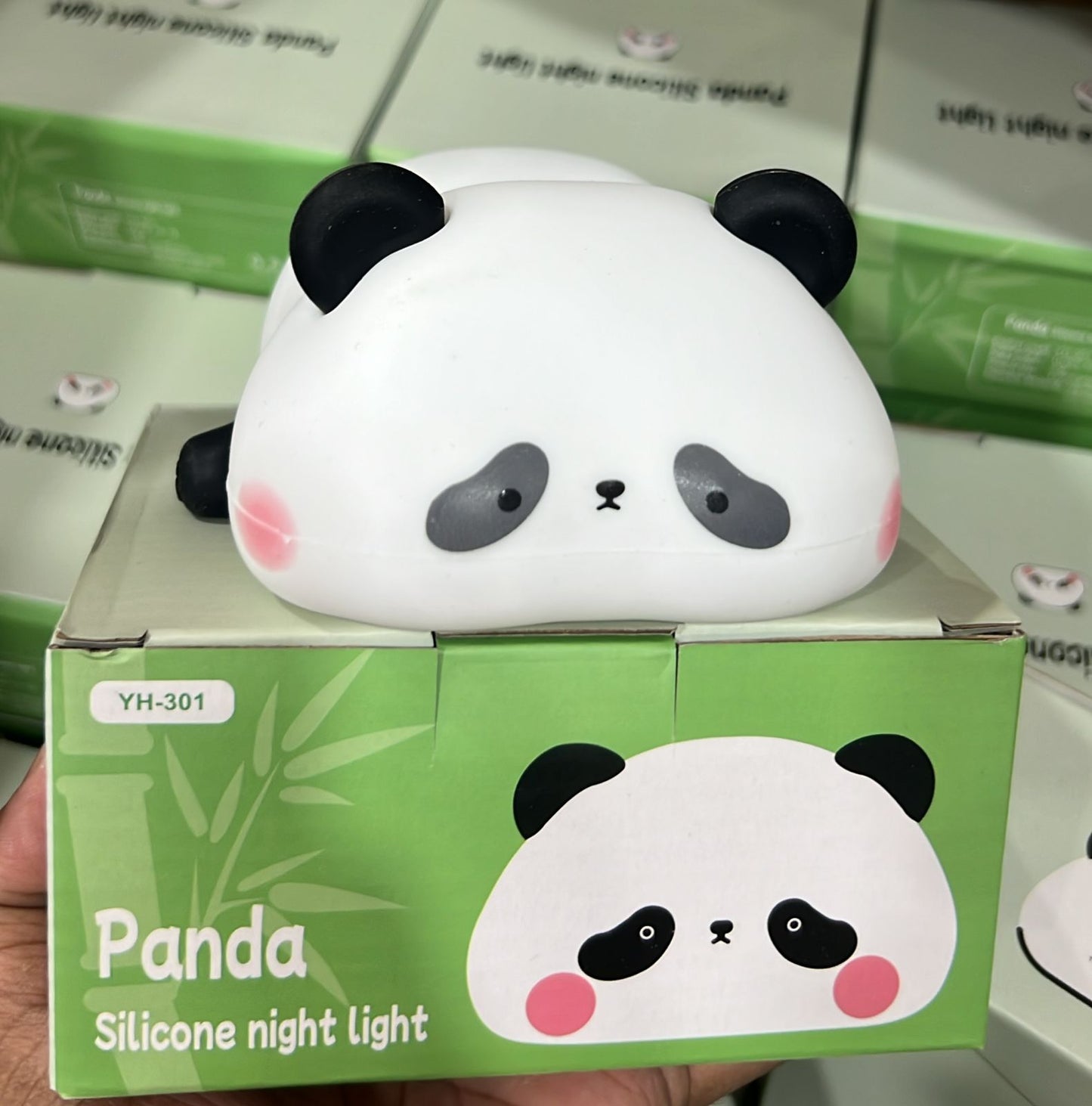 Cute Panda Night Light Silicone Soft Lamp Portable And Child Safe Bedside Light Reliable Performance And Everyday Lighting Support